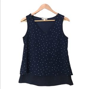 Anthropologie Skies Are Blue Sleeveless Blouse